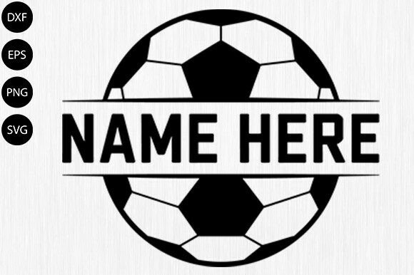Download Soccer Name Sign SVG,Sports Laser Cut SV - Premium Resources