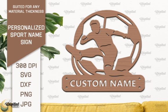 Download Soccer Wooden Sign Laser Cut - Premium Resources
