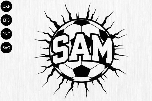 Download Soccer Name Sign SVG,Sports Laser Cut SV - Premium Bundle