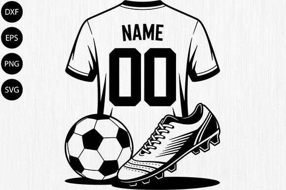 Download Soccer Name Sign SVG,Sports Laser Cut SV - Premium Resources