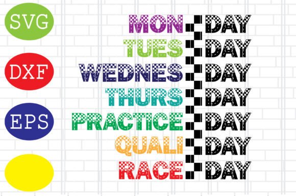 Download Race Day Svg, Racing Cars Svg Eps Dxf - Dxf Collection