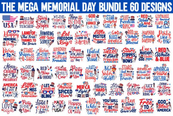 Download Mega Memorial Day Bundle,Patriotic Svg, - Memorial day Collection
